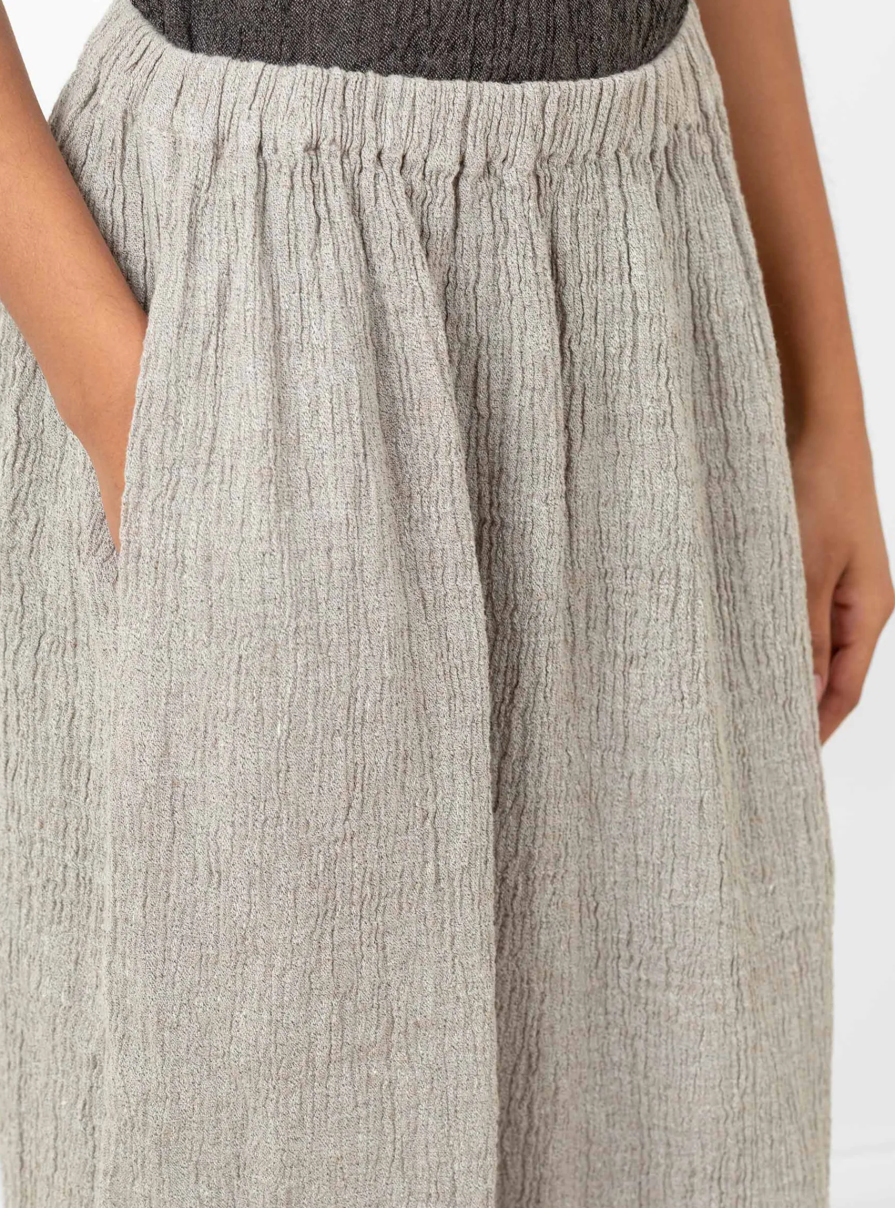 Classic Skirt Ash<Black Crane Fashion