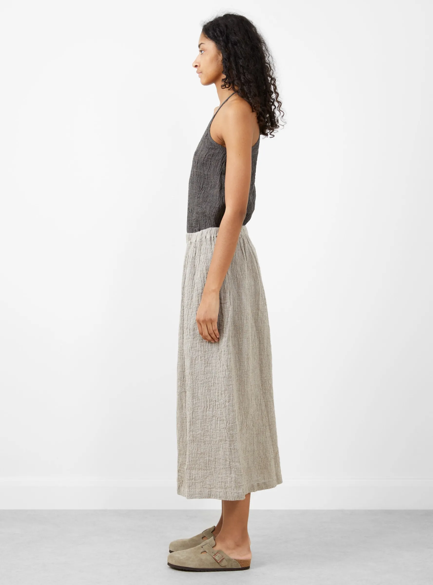 Classic Skirt Ash<Black Crane Fashion