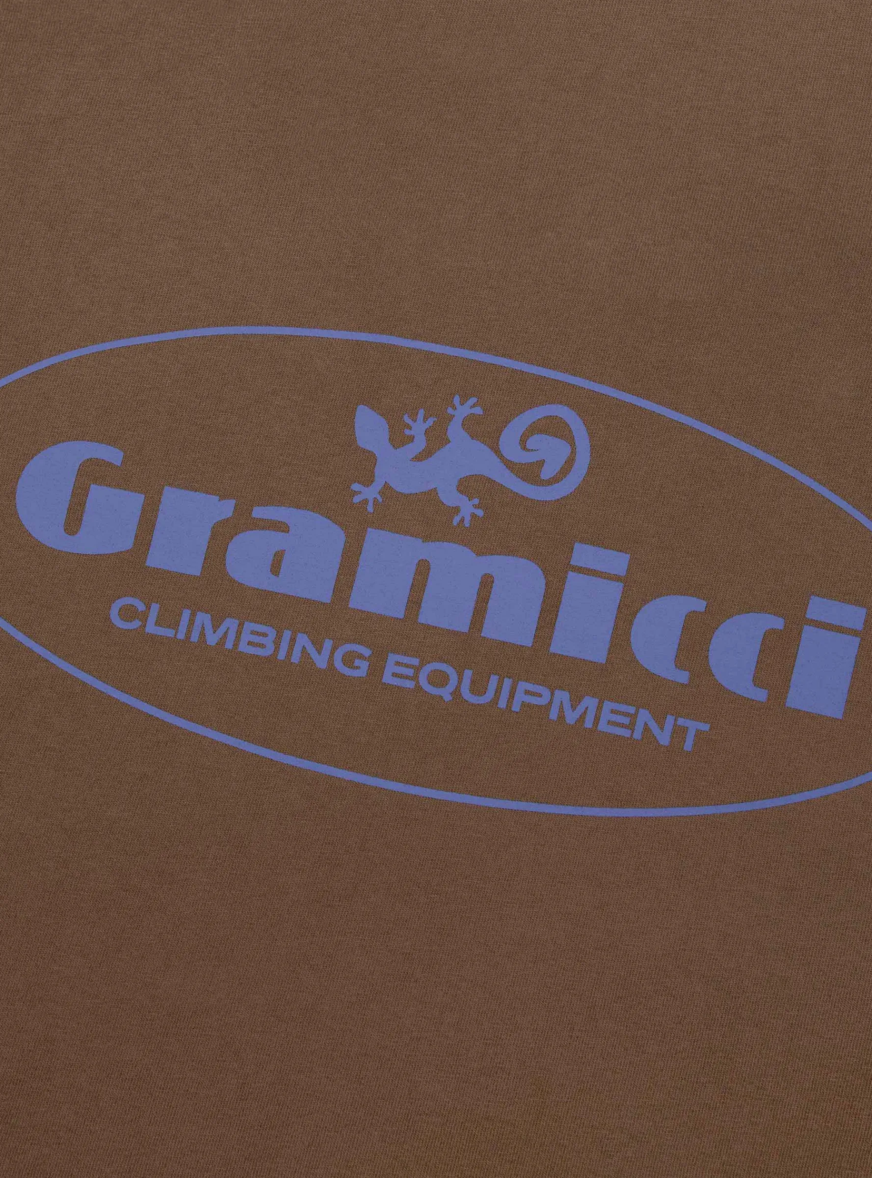 Climbing Equipment Tee Brown Pigment<Gramicci Best