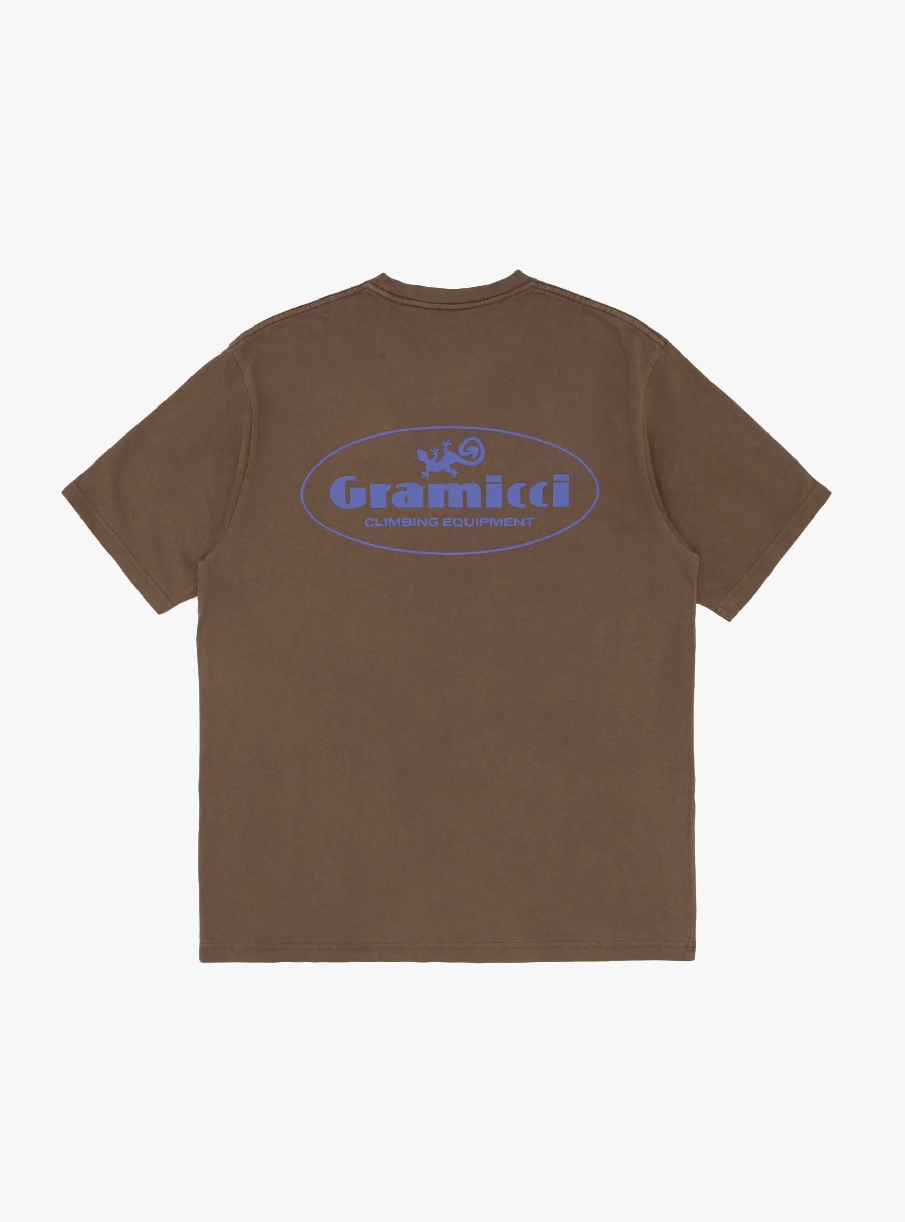 Climbing Equipment Tee Brown Pigment<Gramicci Best