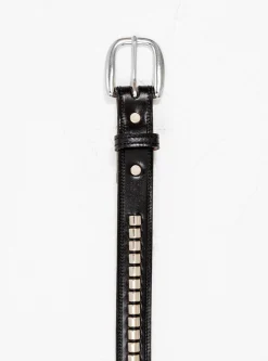 Clincher Belt Black & Silver<Tory Leather Hot