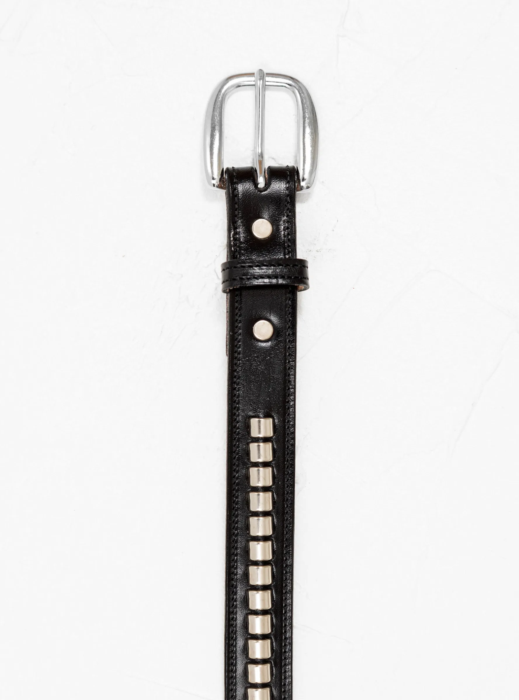 Clincher Belt Black & Silver<Tory Leather Hot