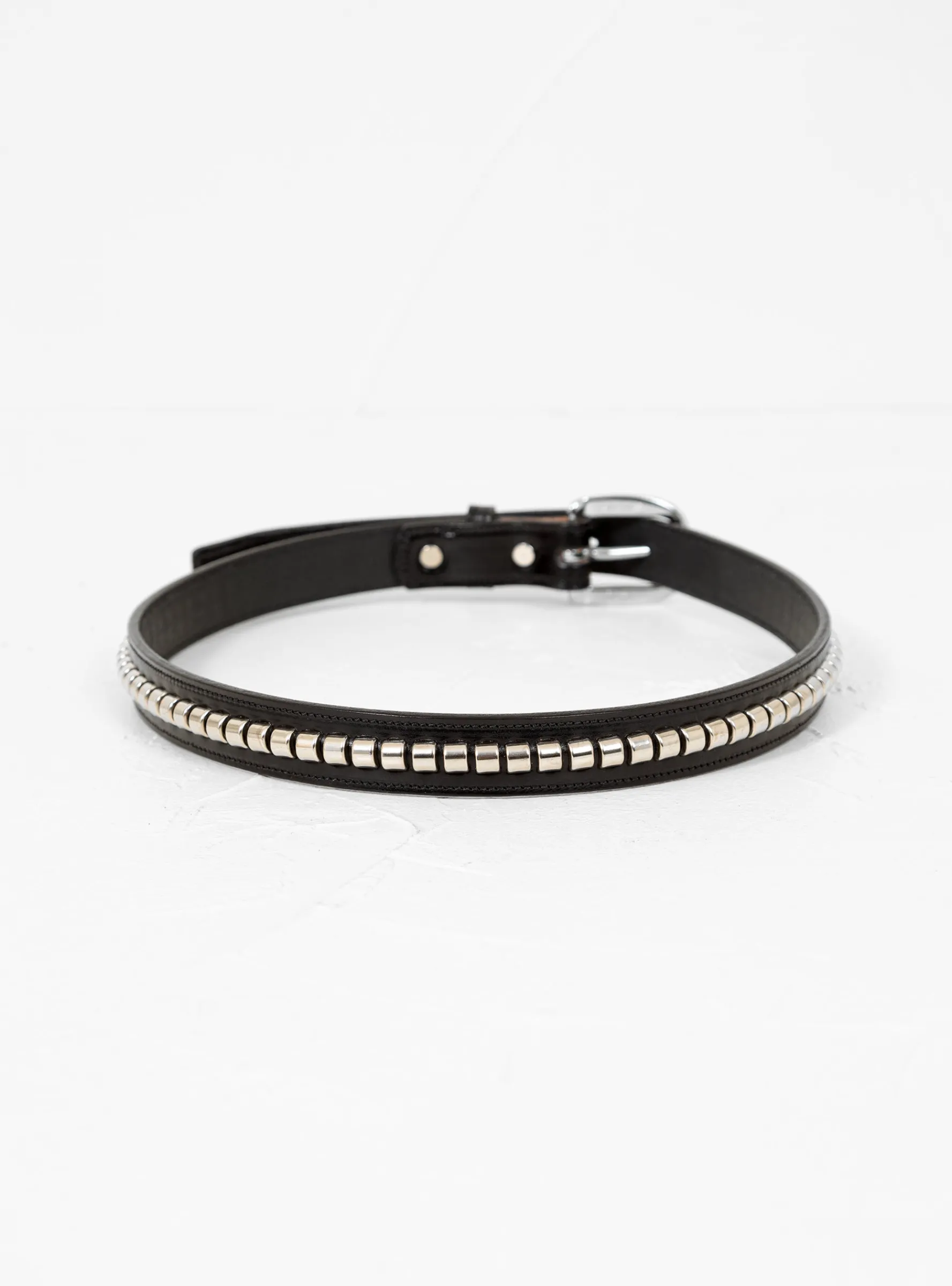 Clincher Belt Black & Silver<Tory Leather Hot