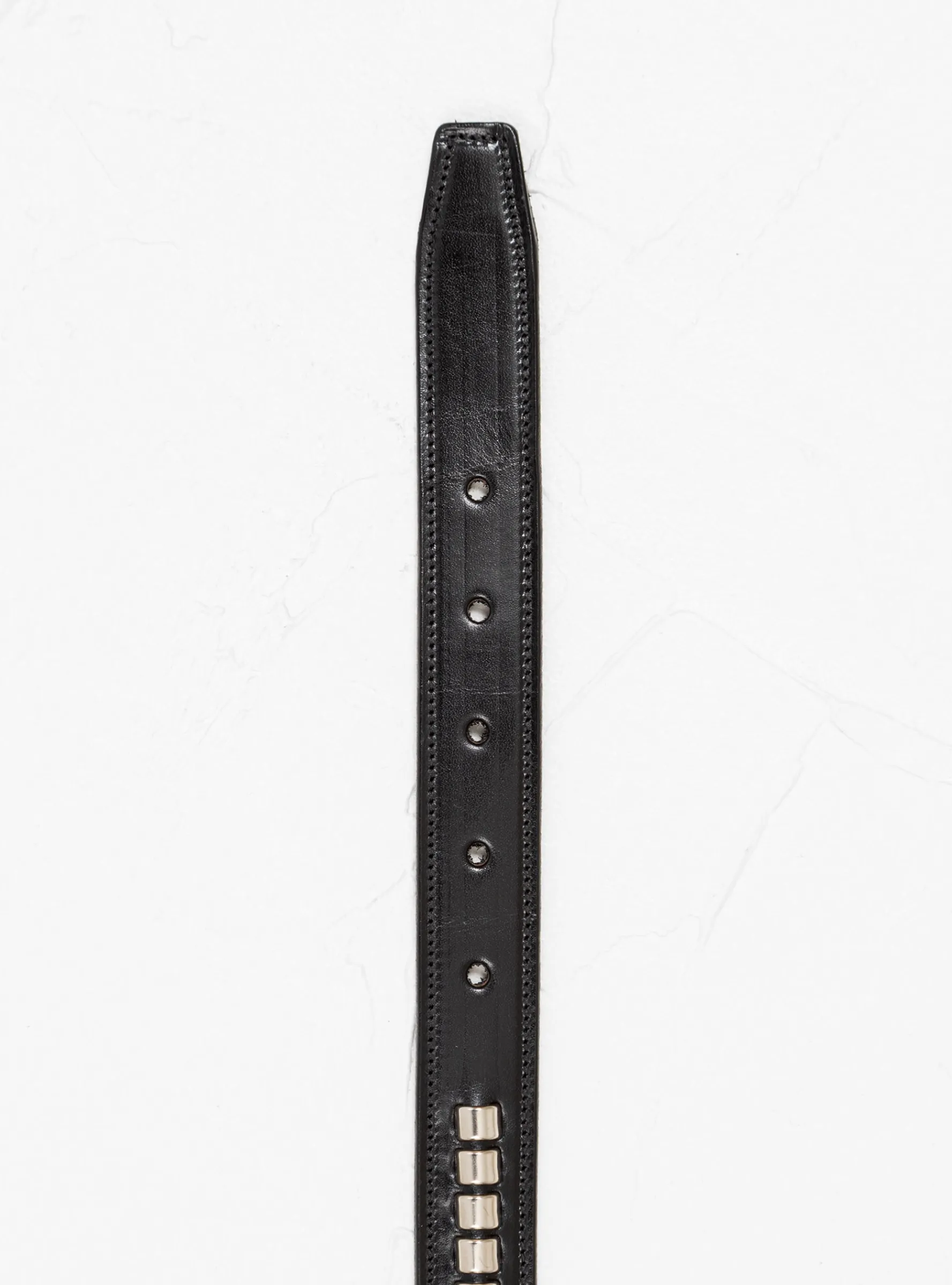 Clincher Belt Black & Silver<Tory Leather Hot