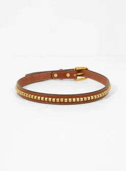 Clincher Belt Oakbark Brown & Brass<Tory Leather Discount