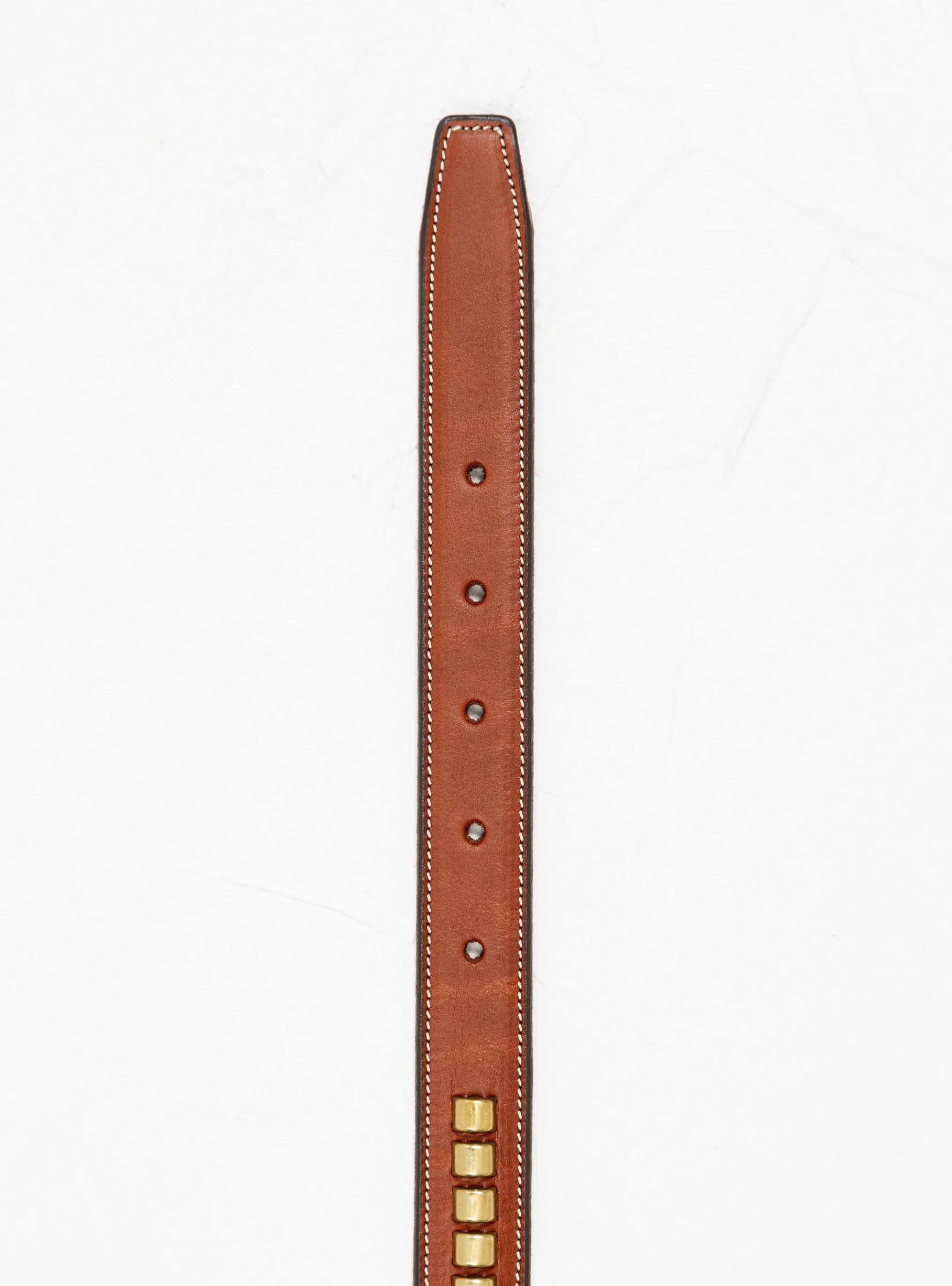 Clincher Belt Oakbark Brown & Brass<Tory Leather Discount