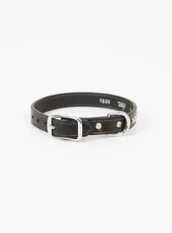 Clincher Dog Collar Black & Silver<Tory Leather Hot