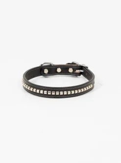 Clincher Dog Collar Black & Silver<Tory Leather Hot