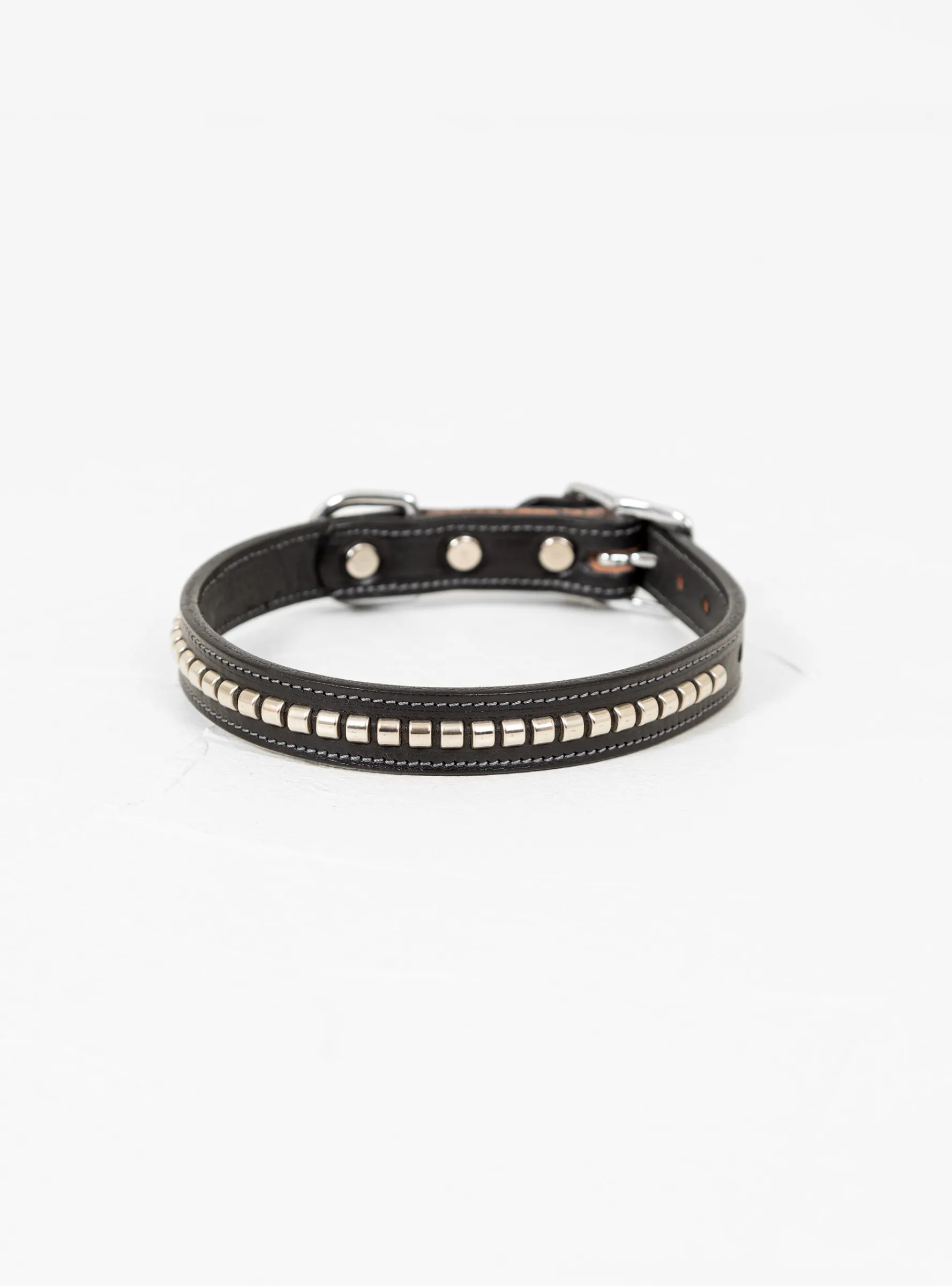 Clincher Dog Collar Black & Silver<Tory Leather Hot