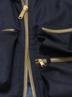 Combat Jacket Navy<TDR Fashion