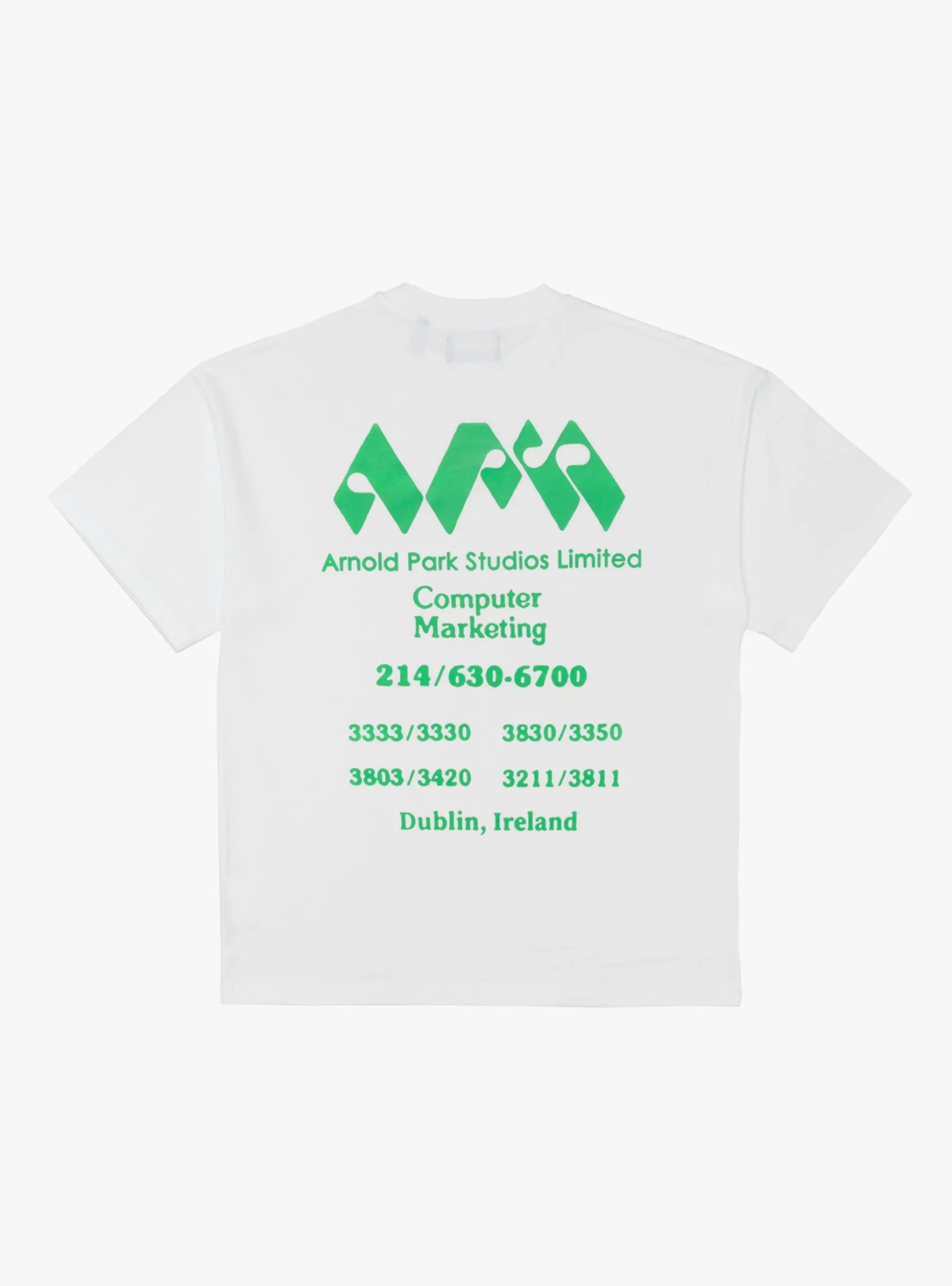 Computer Marketing Logo T-Shirt White<Arnold Park Studios Outlet