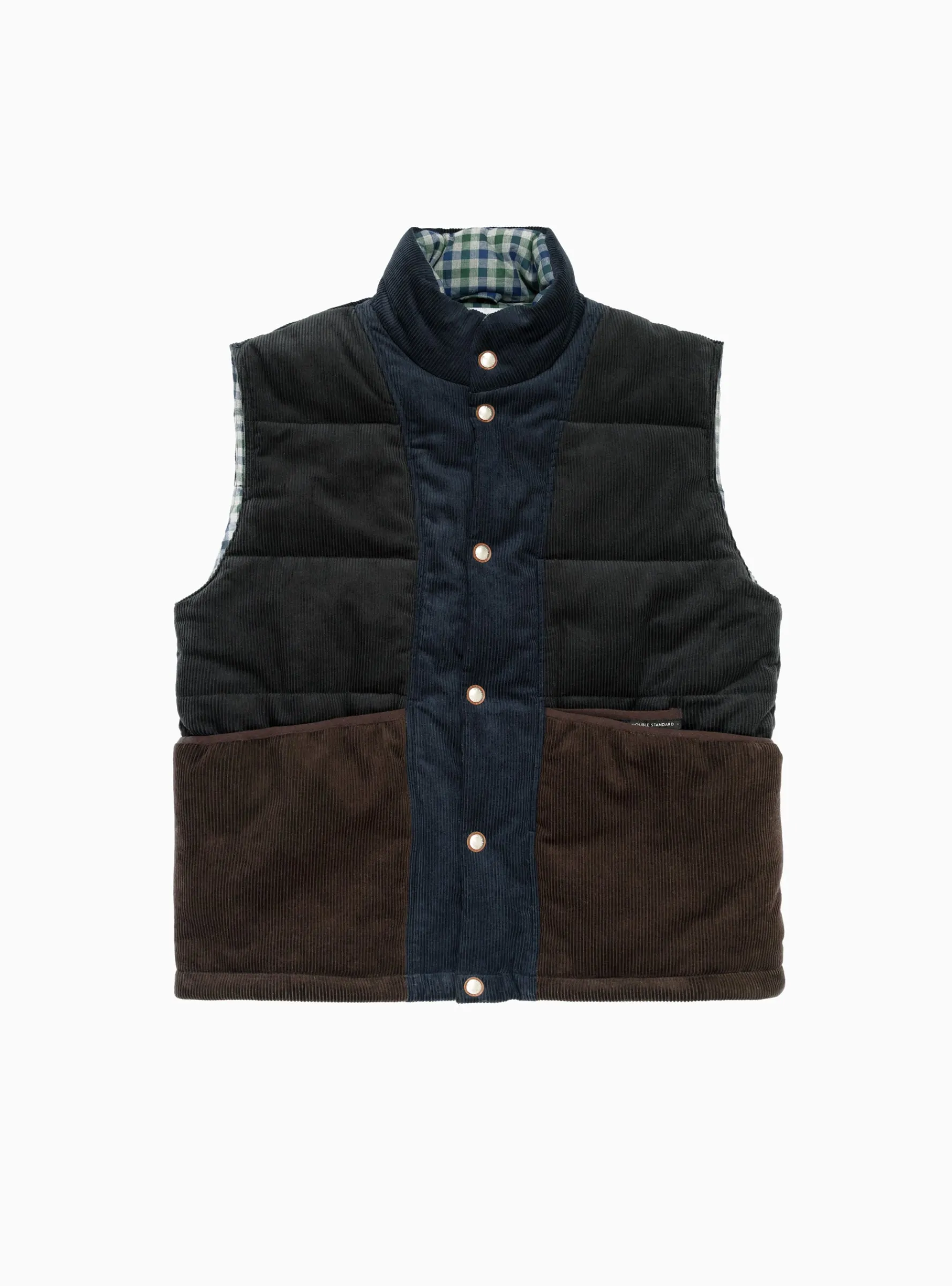 Cord Padded Vest Black<Garbstore Online