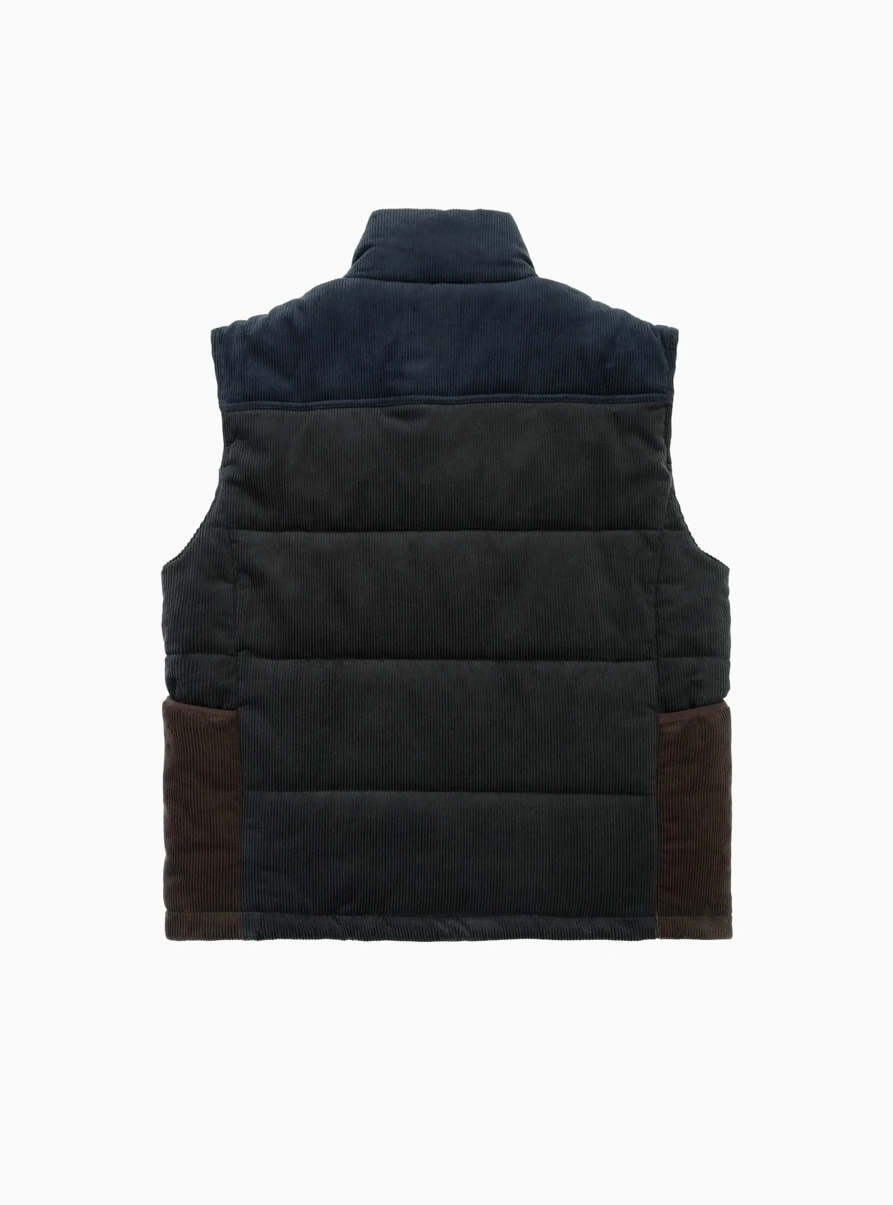 Cord Padded Vest Black<Garbstore Online