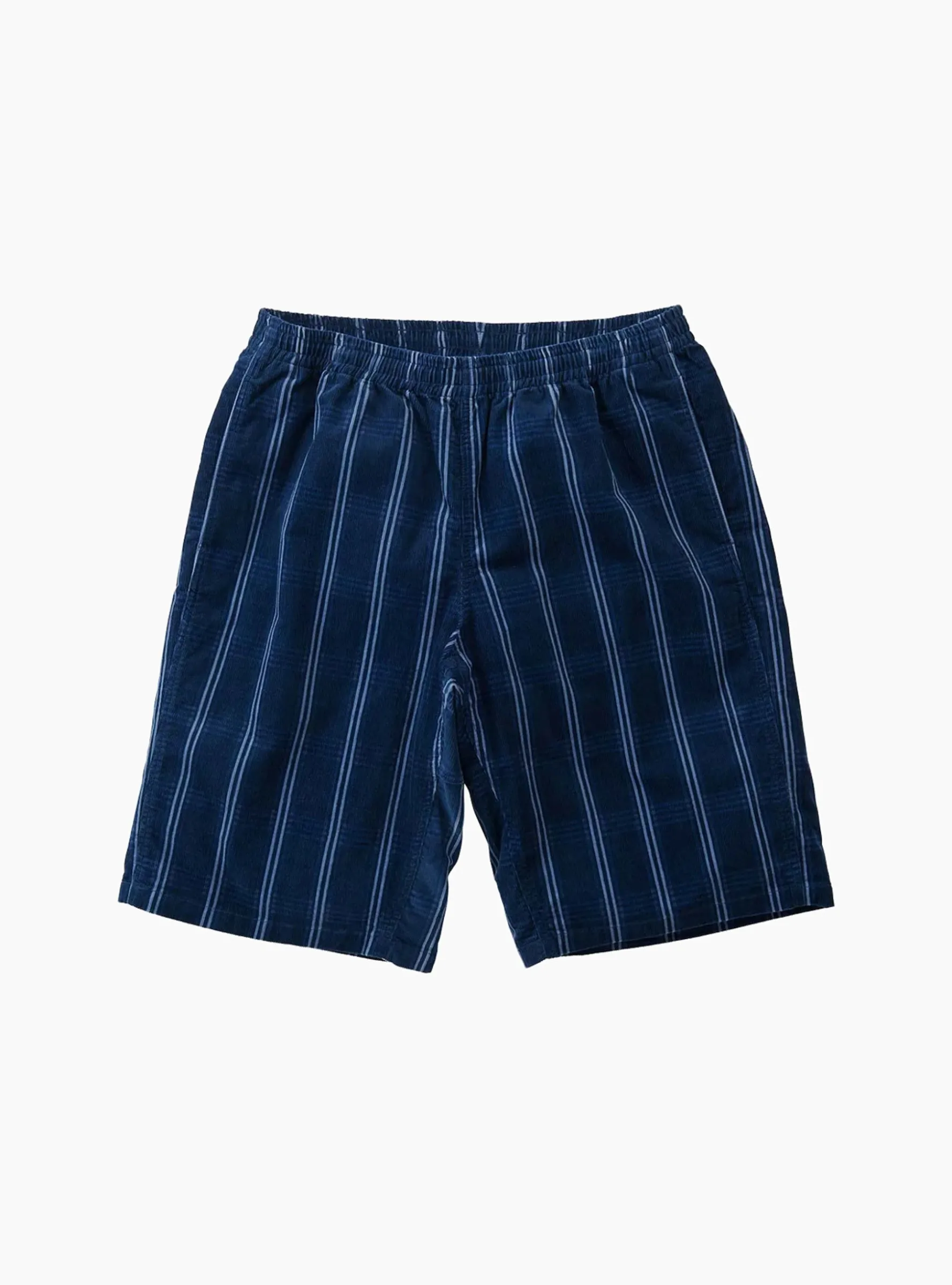 Corduroy Swell Short Navy Check<Gramicci Online