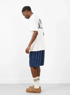 Corduroy Swell Short Navy Check<Gramicci Online