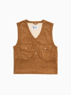 Cord Vest Tobacco<Garbstore New