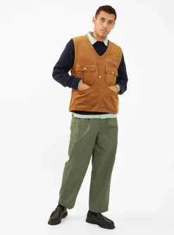 Cord Vest Tobacco<Garbstore New