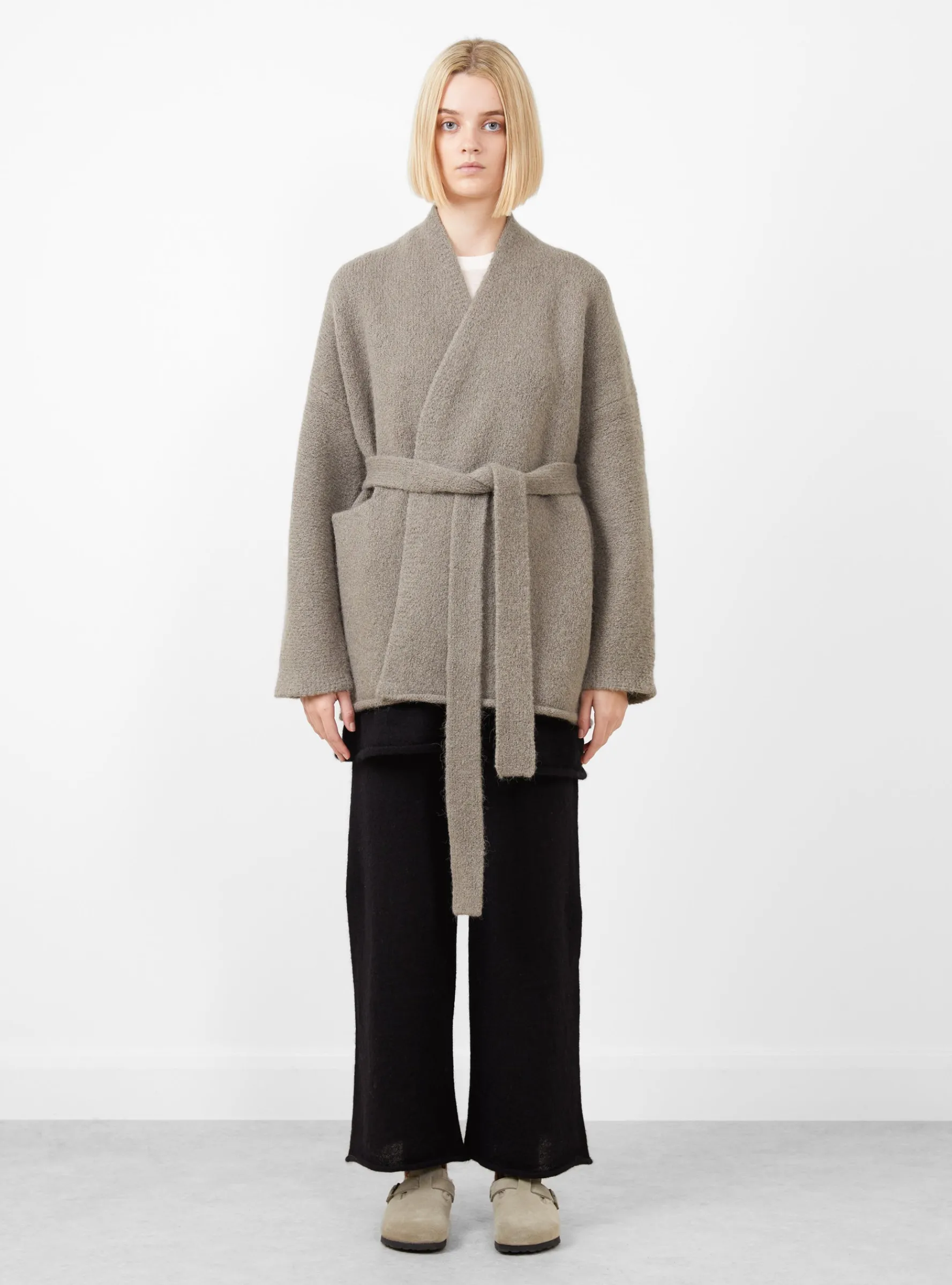 Cotto Cardigan Concrete<Lauren Manoogian Best