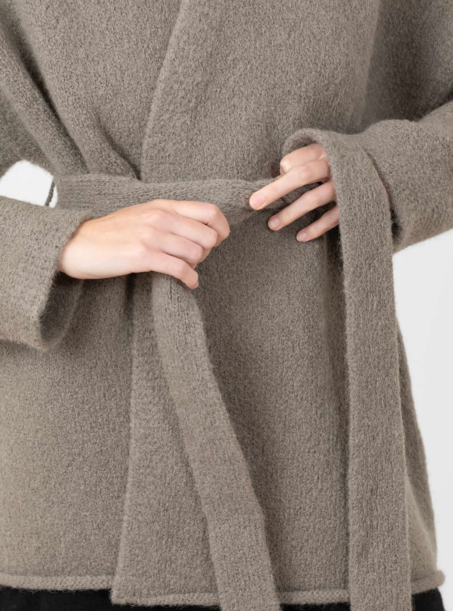 Cotto Cardigan Concrete<Lauren Manoogian Best