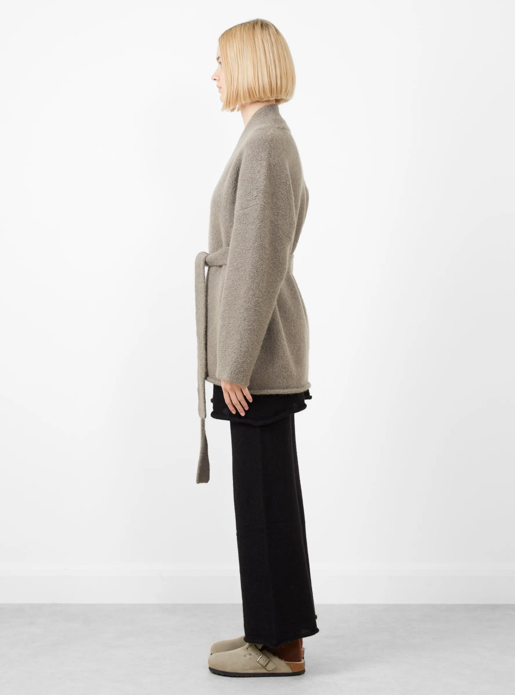 Cotto Cardigan Concrete<Lauren Manoogian Best