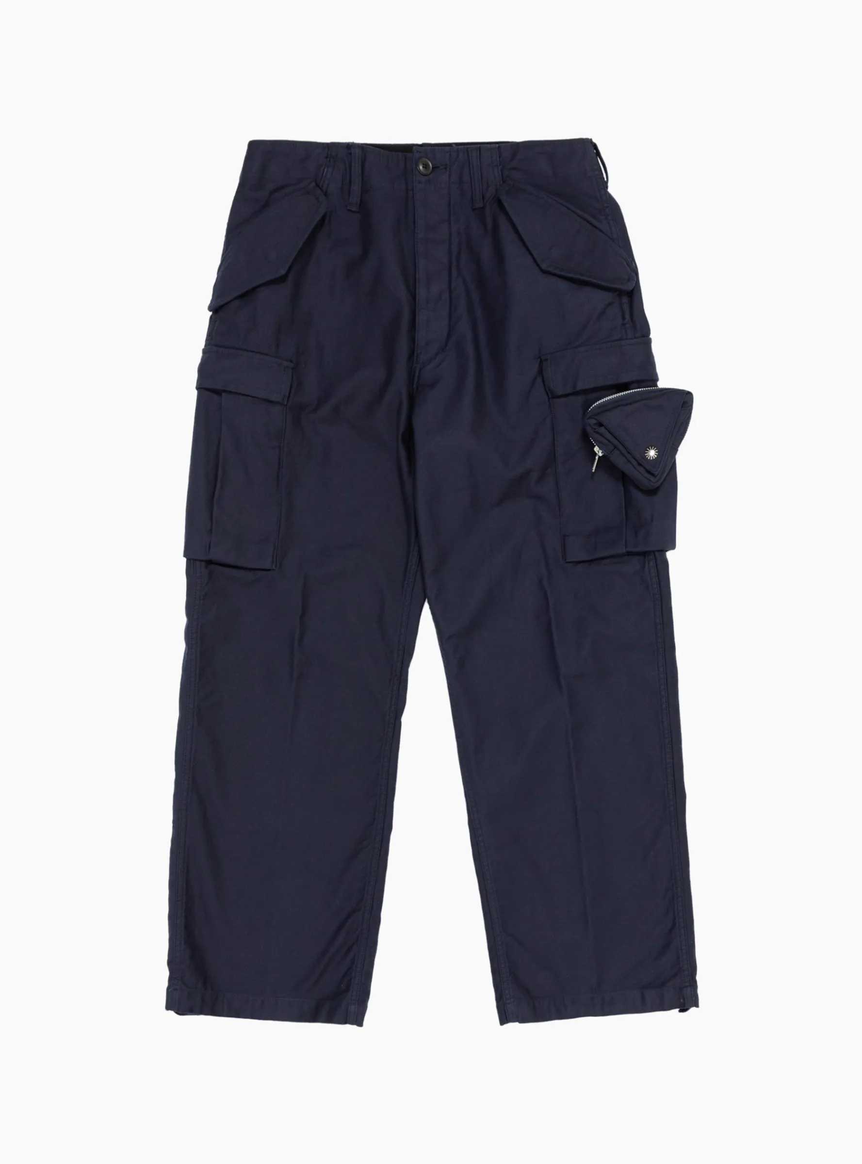 Cotton Cargo Trousers Navy<TOGA VIRILIS New