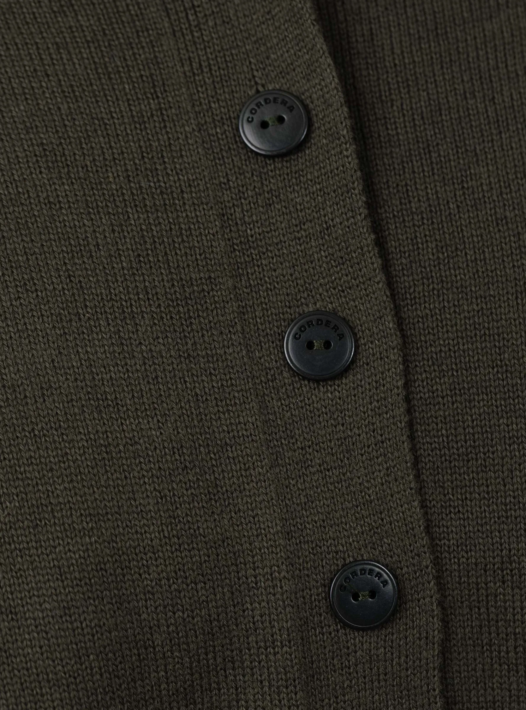 Cotton Cashmere Knit Cardigan Dark Moss<Cordera Outlet
