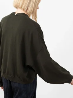 Cotton Cashmere Knit Cardigan Dark Moss<Cordera Outlet