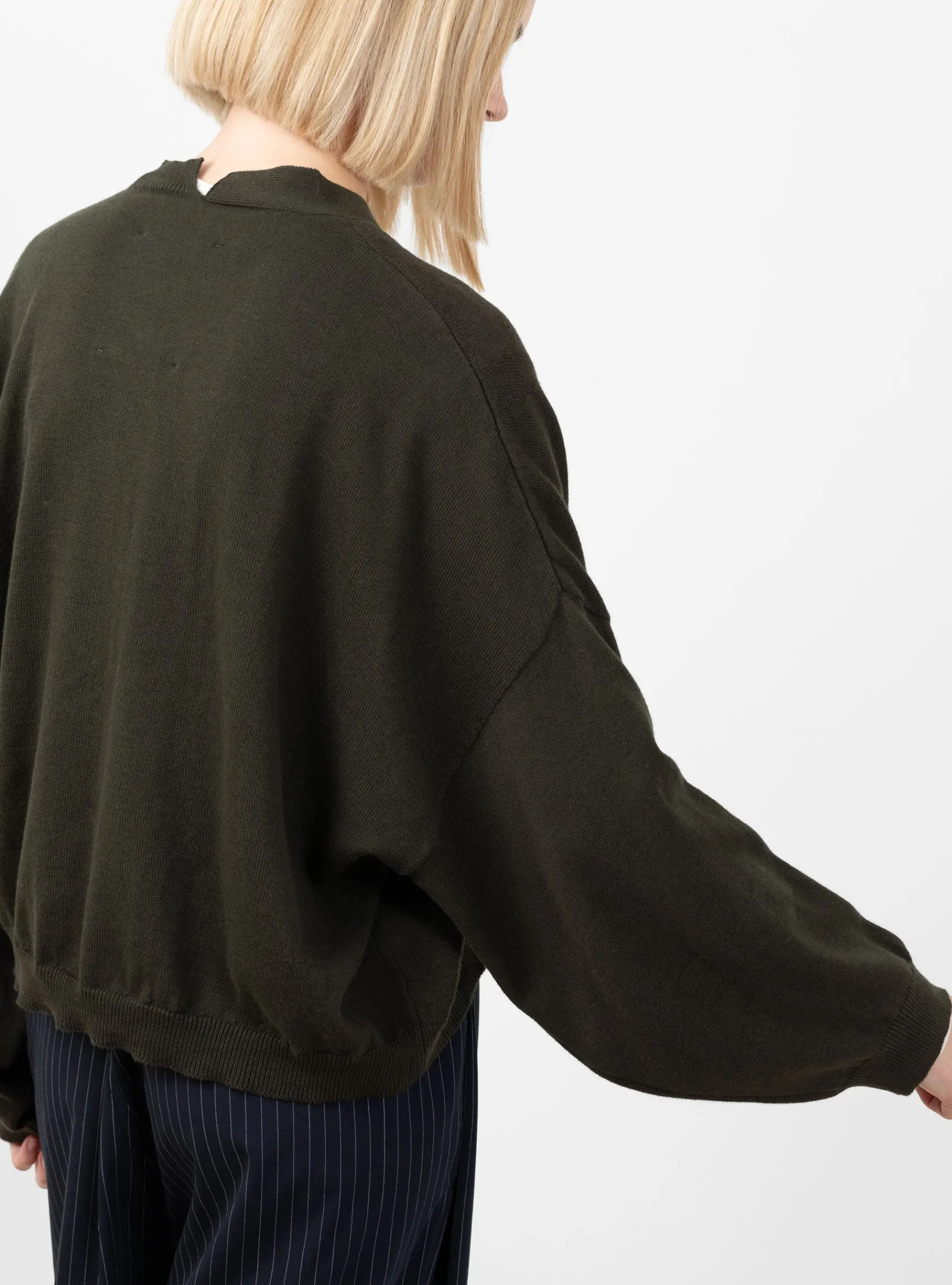 Cotton Cashmere Knit Cardigan Dark Moss<Cordera Outlet