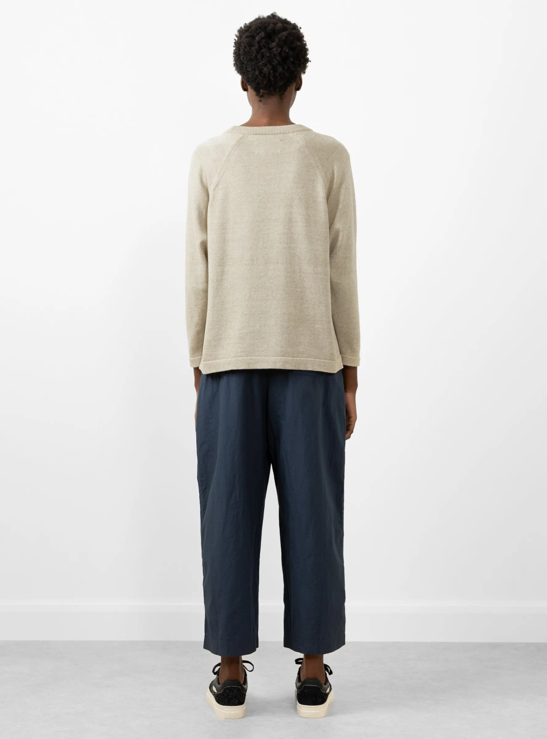 Cotton Cashmere Sweater Beige<nanamica Sale