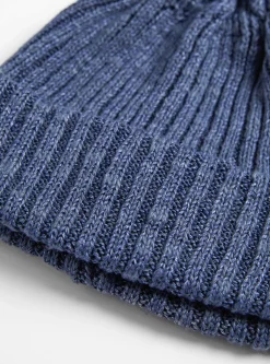 Cotton & Linen Beanie Denim<Sublime New