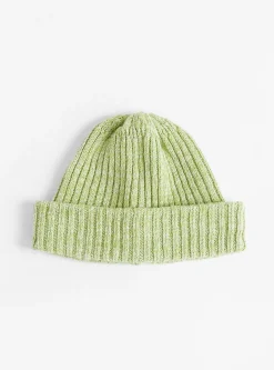 Cotton & Linen Beanie Green<Sublime Outlet