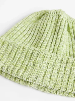 Cotton & Linen Beanie Green<Sublime Outlet