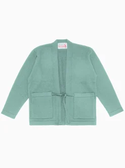 Cotton Open Cardigan Teal<The English Difference Clearance