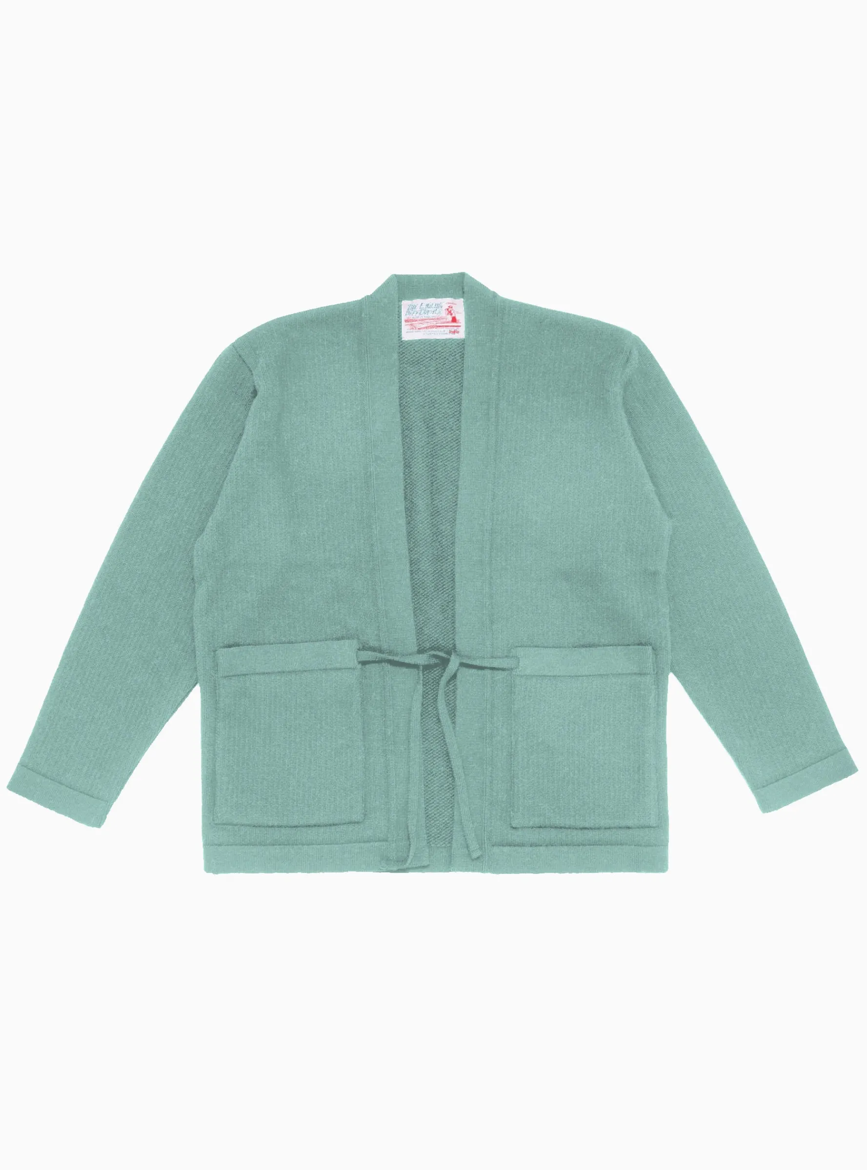 Cotton Open Cardigan Teal<The English Difference Clearance