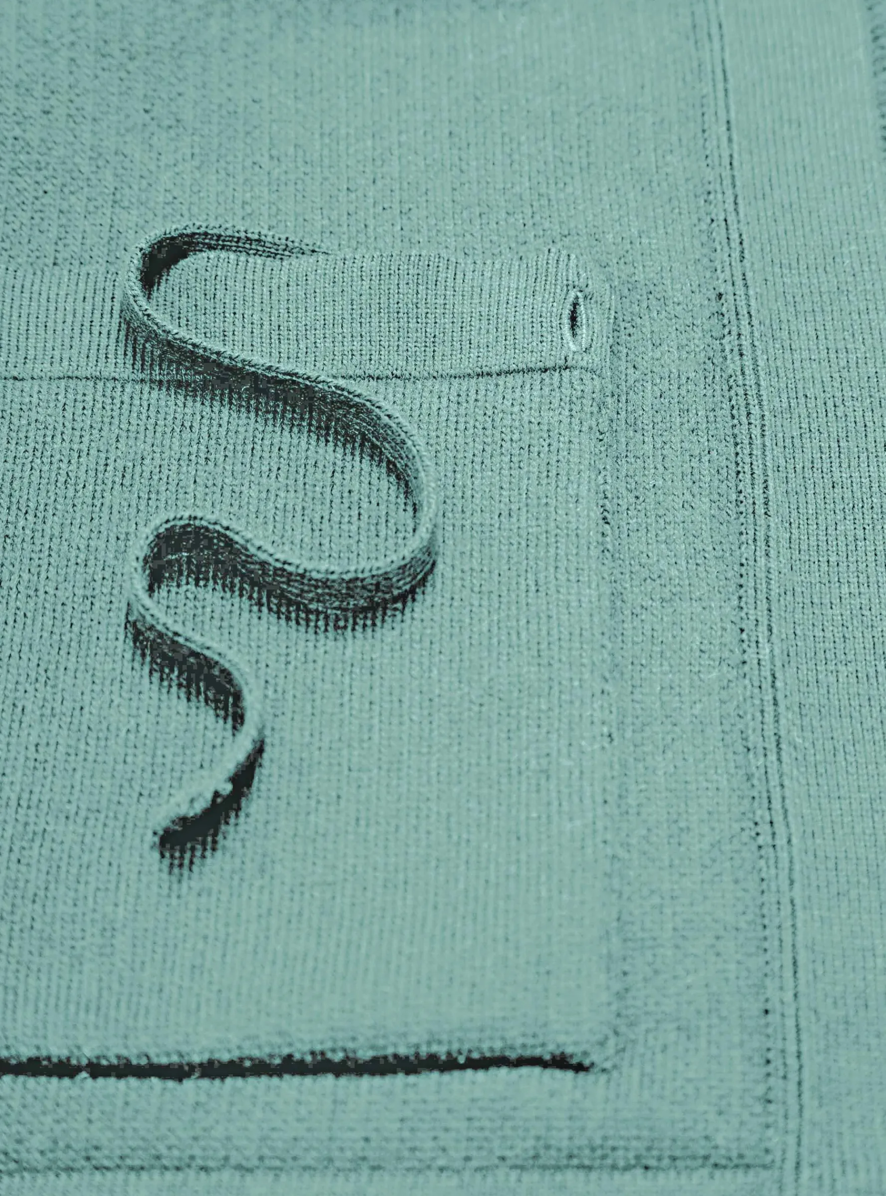 Cotton Open Cardigan Teal<The English Difference Clearance