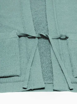 Cotton Open Cardigan Teal<The English Difference Clearance