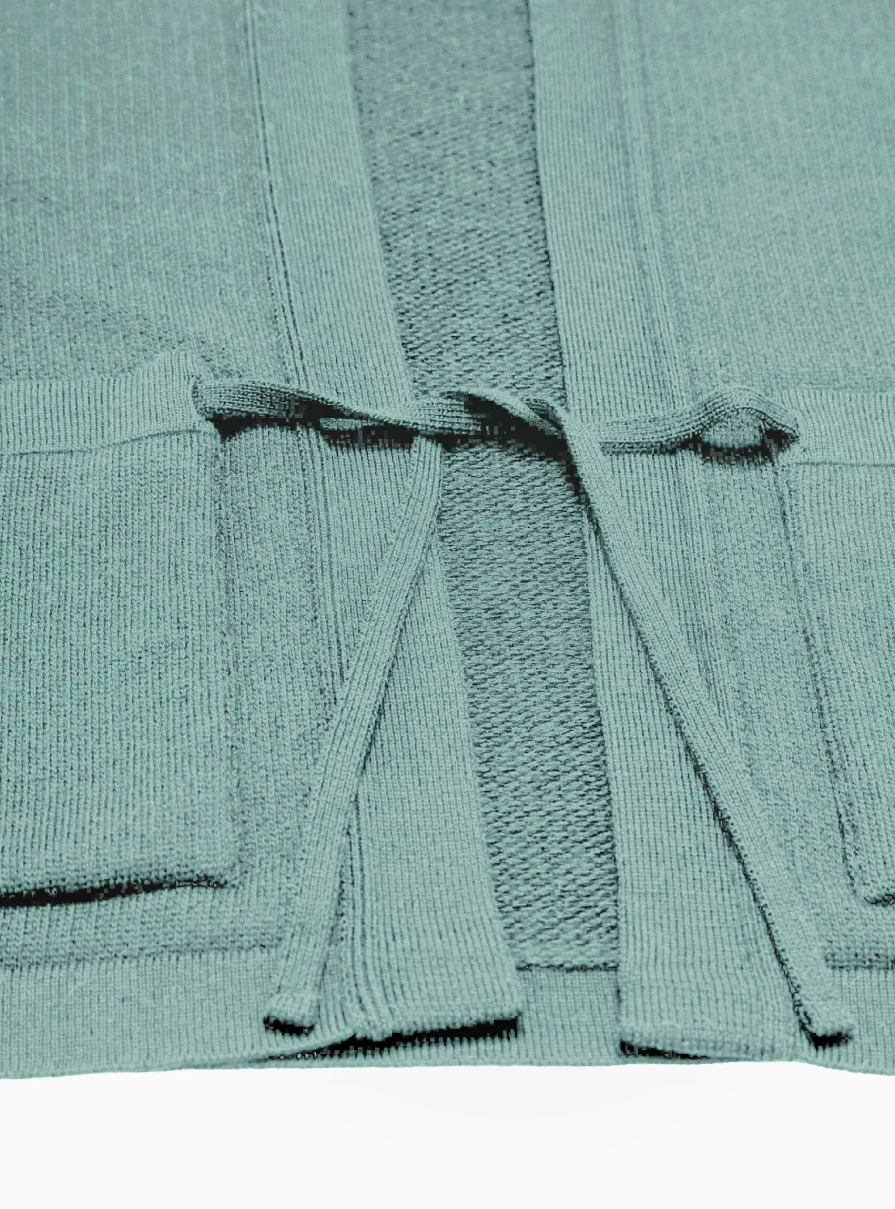 Cotton Open Cardigan Teal<The English Difference Clearance