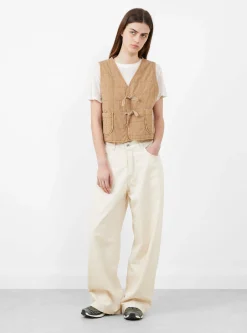Cotton Quilt Life Vest Almond<Girls of Dust Online