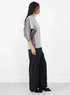 Cotton Short Sleeve Jersey Grey<TOGA PULLA New
