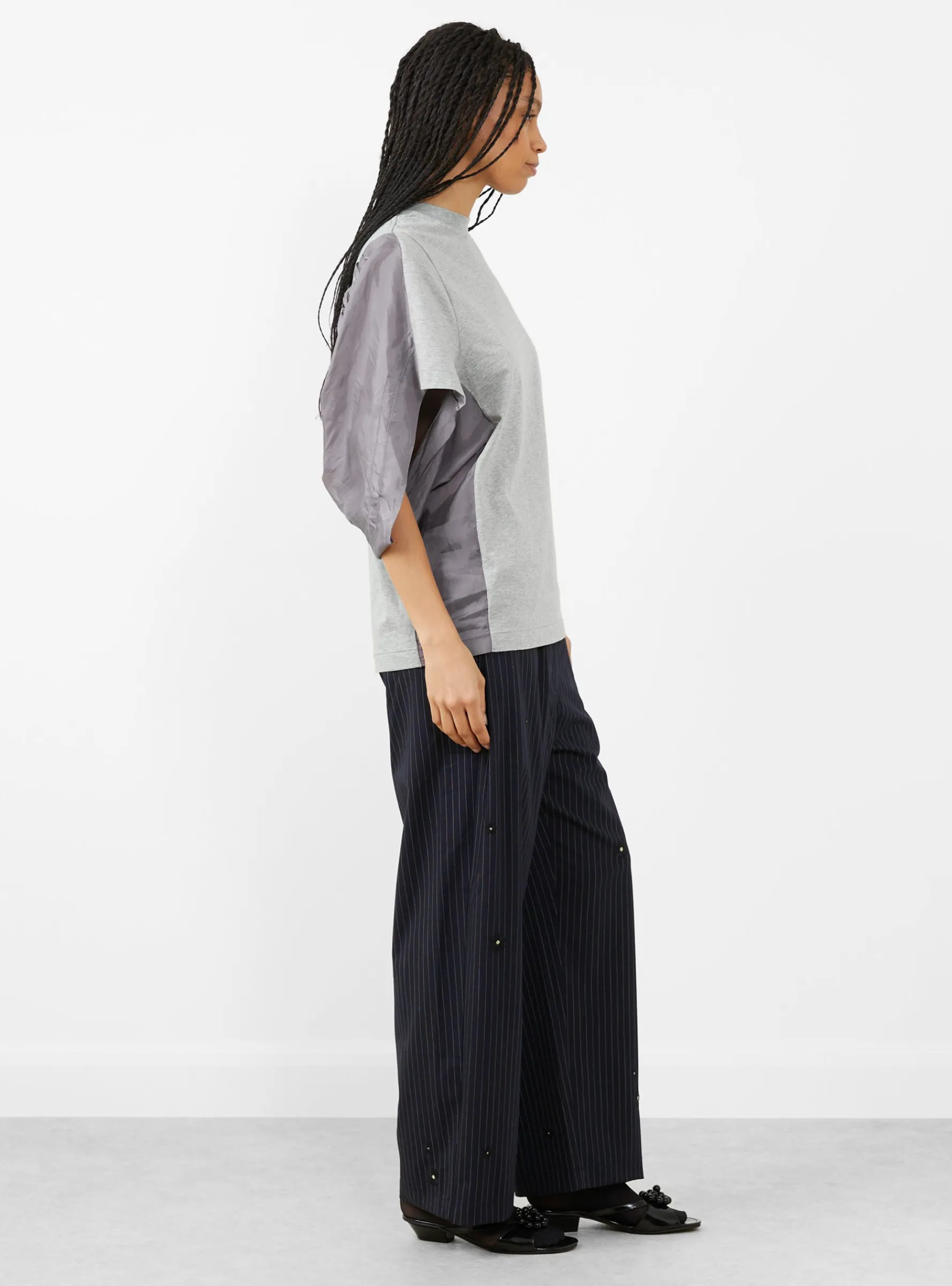 Cotton Short Sleeve Jersey Grey<TOGA PULLA New