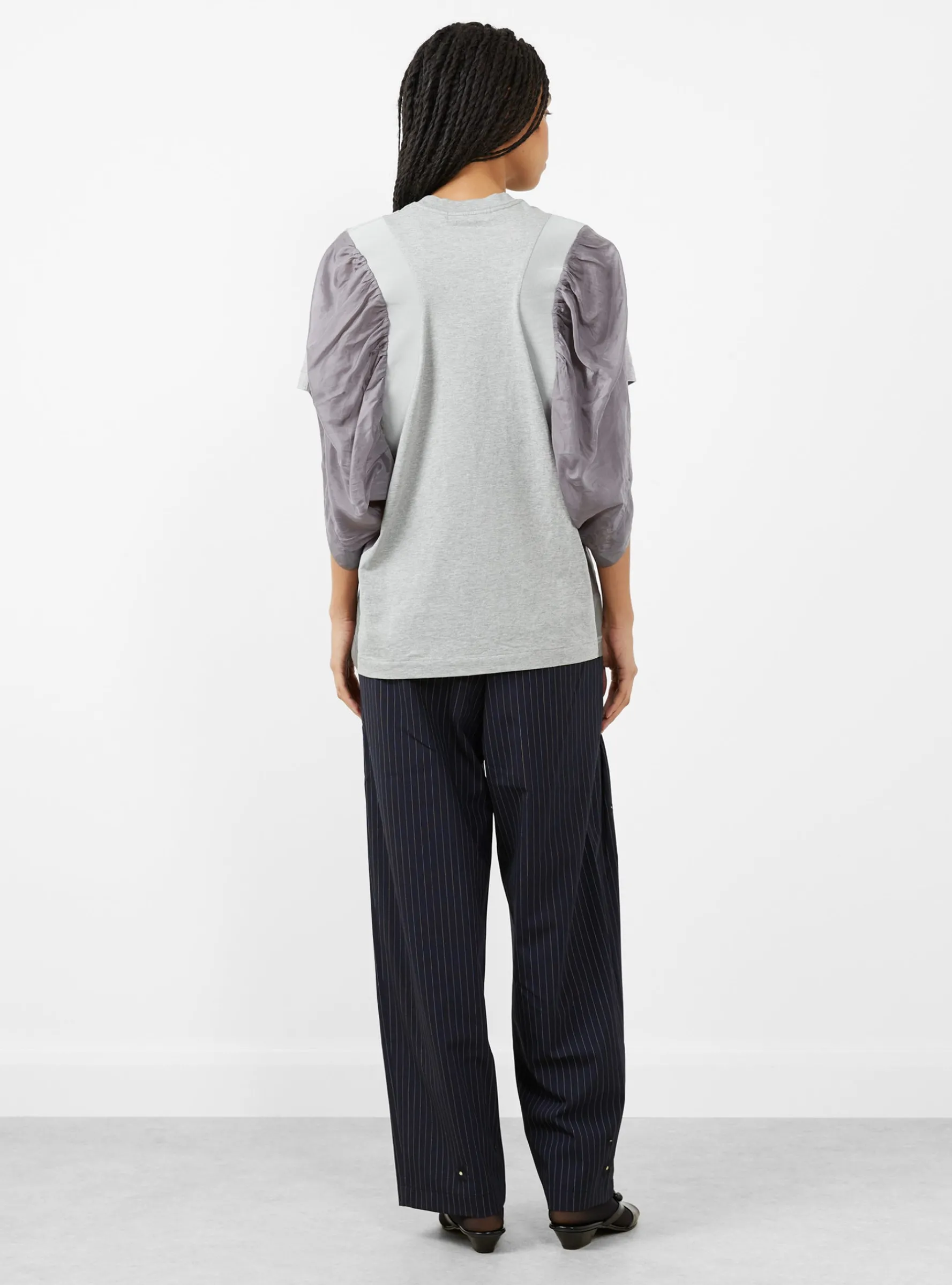 Cotton Short Sleeve Jersey Grey<TOGA PULLA New