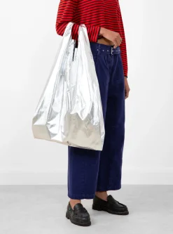 Cotton & Silk Bag Silver<Cordera Best