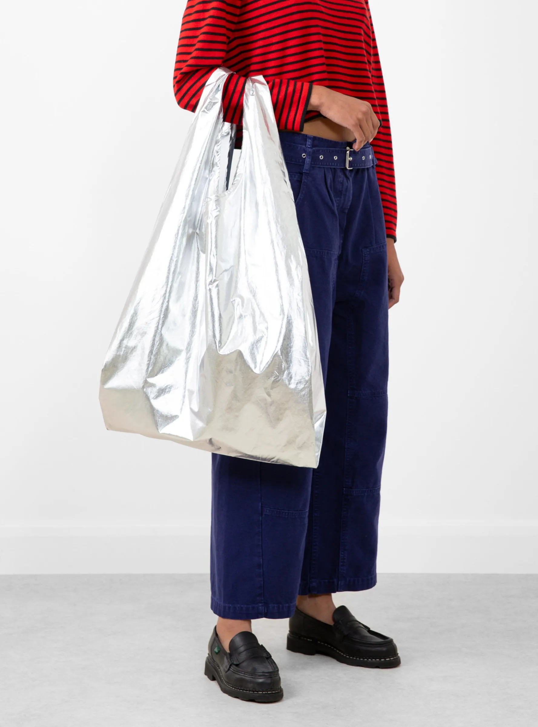 Cotton & Silk Bag Silver<Cordera Best
