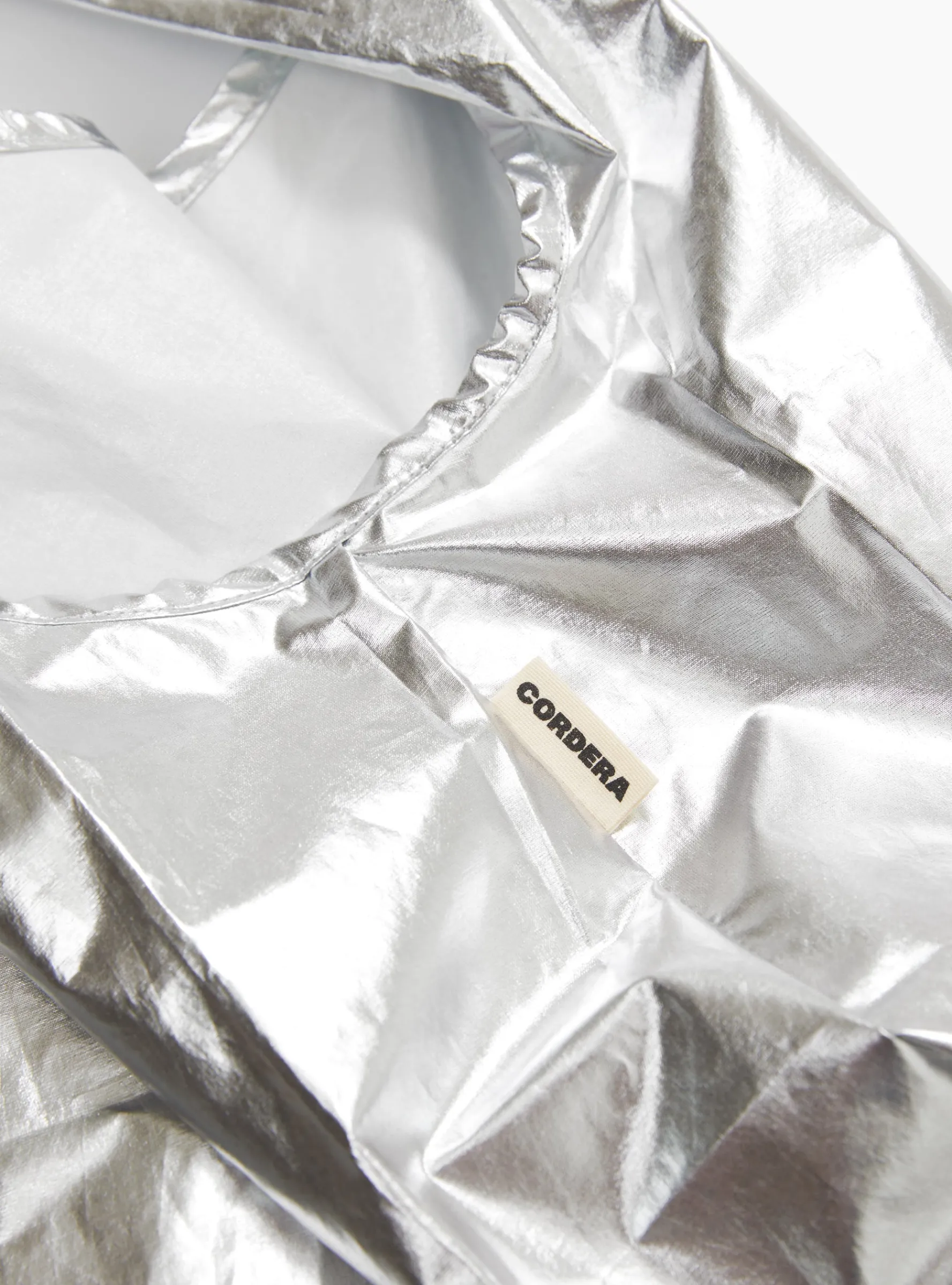 Cotton & Silk Bag Silver<Cordera Best