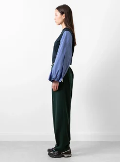Cotton Taffeta Top Navy<TOGA PULLA Sale