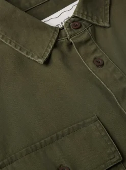 Country Men Military Overshirt Olive<One of These Days Sale
