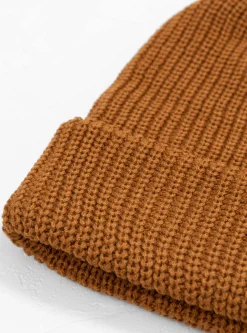 Cozy Chunky Beanie Light Brown<ROTOTO Clearance