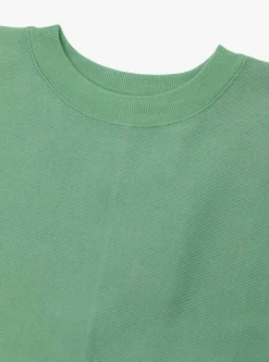 Crew Neck Sweatshirt Coral Green<nanamica Discount