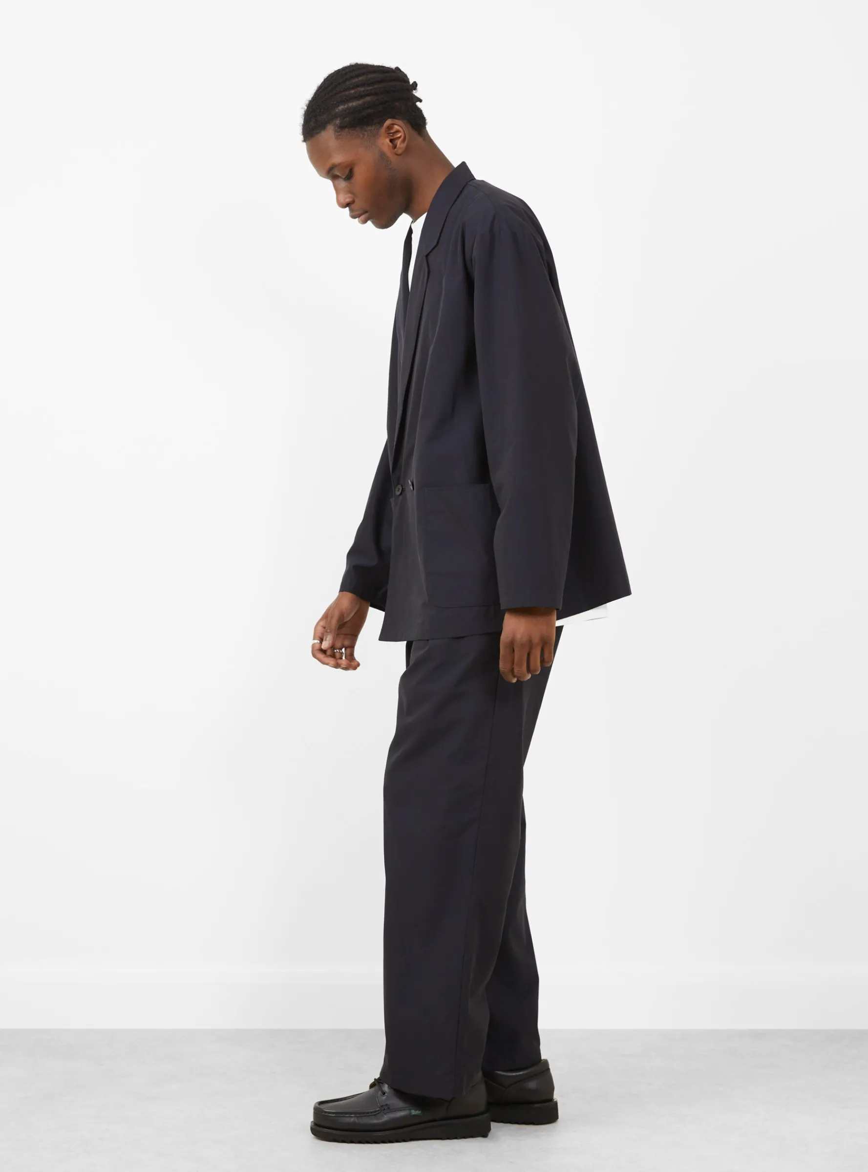 Cupro Mixed Easy Jacket Dark Navy<Still By Hand Sale