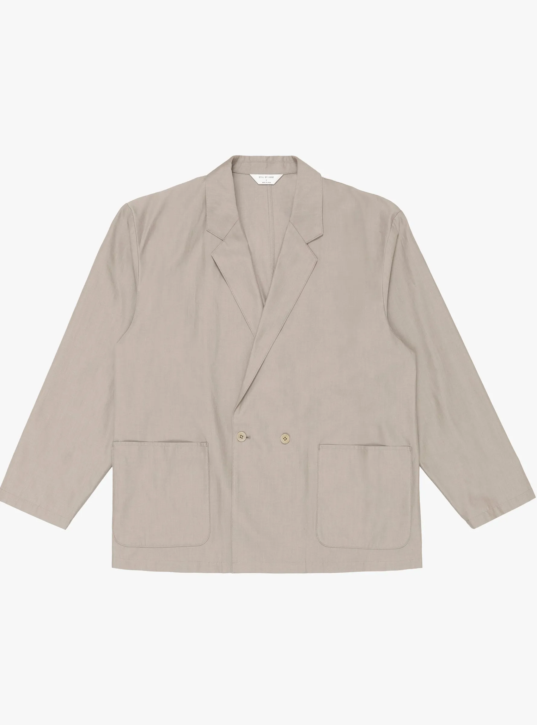 Cupro Mixed Easy Jacket Greige<Still By Hand Outlet